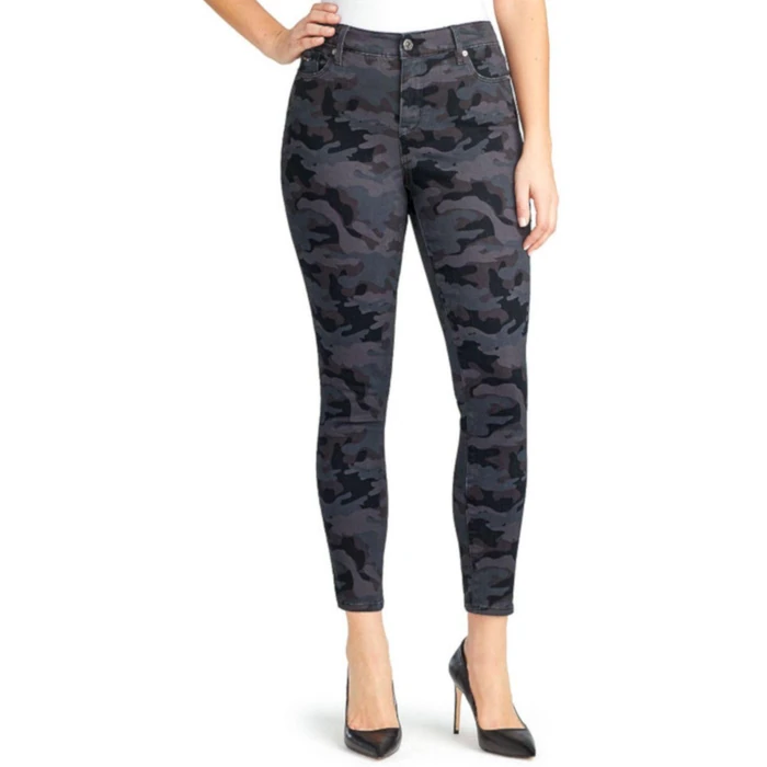 Nine West Jeans Women's Gramercy Skinny Ankle Jeans 4 - Black Military Camo by Nine West - Refurbished - Brand New condition - US$33.89