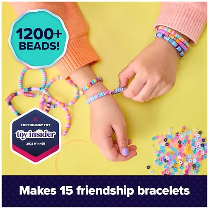 Cool Maker, Stack’d Heishi Studio Bracelet Making Kit with Easy Beading Pen & over 1200 Beads for Bracelets, Makes 15, Arts and Crafts Kids Toys for Girls Ages 7 and up by Cool MAKER - Image 3