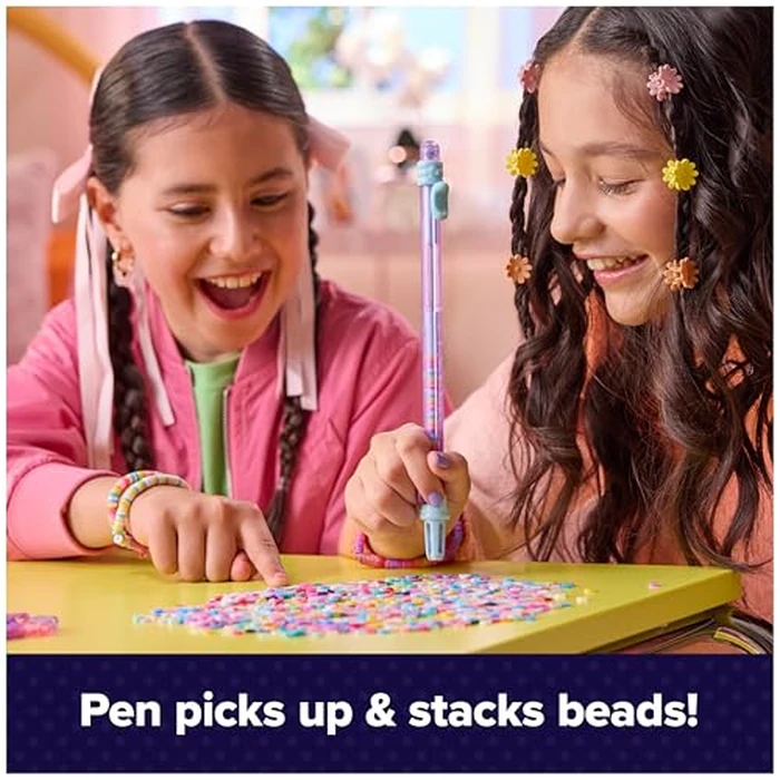 Cool Maker, Stack’d Heishi Studio Bracelet Making Kit with Easy Beading Pen & over 1200 Beads for Bracelets, Makes 15, Arts and Crafts Kids Toys for Girls Ages 7 and up by Cool MAKER - Image 4