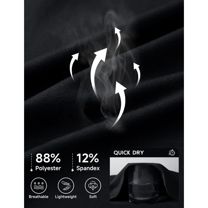 baleaf Women's Long Sleeve Workout Shirts Lightweight Quick Dry Running Athletic Yoga Tops with Curved Hem Thumb Loop Black S by baleaf - Image 6