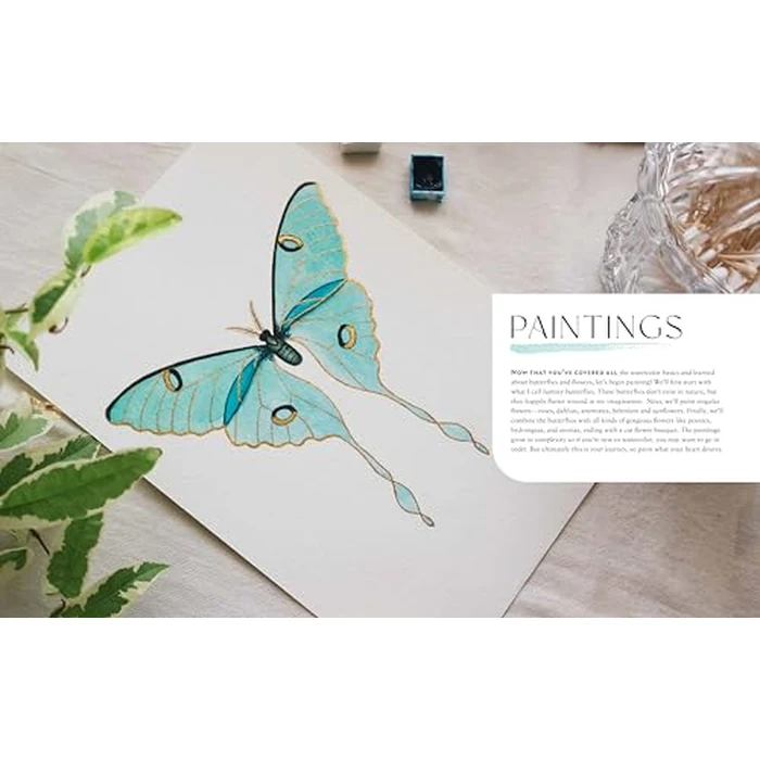 How to Paint Beautiful Butterflies and Flowers in Watercolor: 20 Step-by-Step No-Sketch Projects on Watercolor Paper by Walter Foster Publishing - Image 3