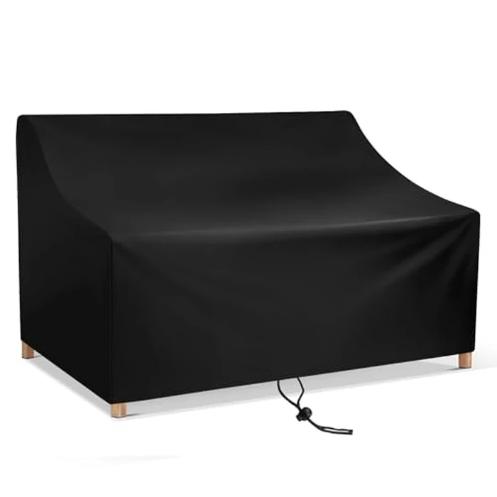 Patio Sofa Covers 3-Seat Outdoor Patio Furniture Covers Waterproof Winter Loveseat Covers for Outdoor Furniture Durable Anti UV and No Tears 75"L x26"W x 35"H by Eihowert - Image 1