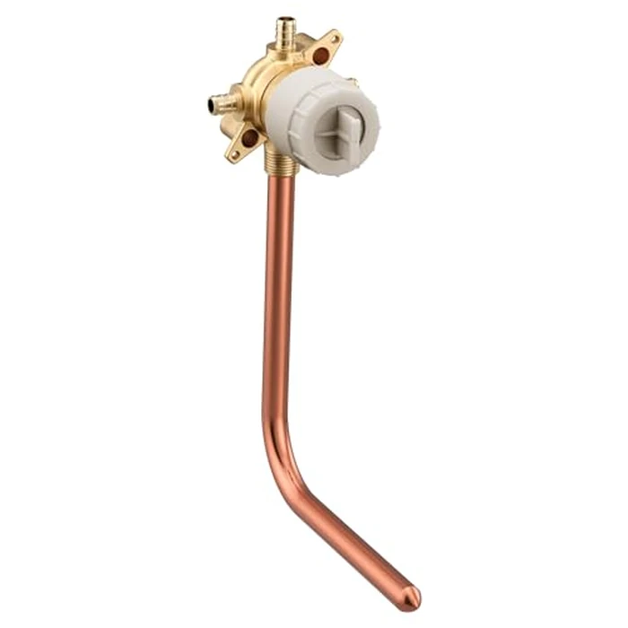 Moen U140X-PF M-CORE 3-Series 4 Port Tub and Shower Pre-Fabricated Mixing Valve with Crimp Ring PEX Connections by Moen - Image 1