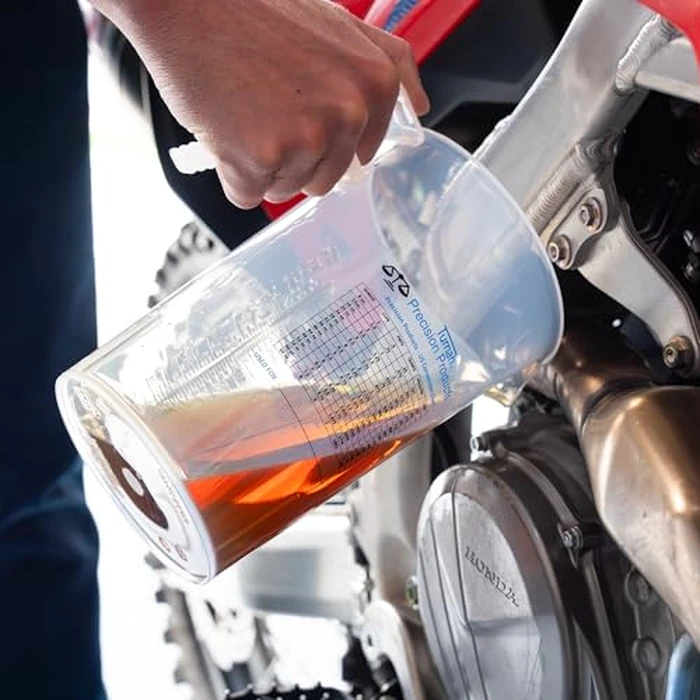 Half Gallon 64oz (2 quart) Measure Pitcher- Conversion Chart-Strong Food Grade - Resistant to Chemicals- Great for Lawn, Pool & Spa, Ag, Home Hobbies, Lye, Cooking, Shop Motor Oil Fluids Made In USA by Turnah - Image 6