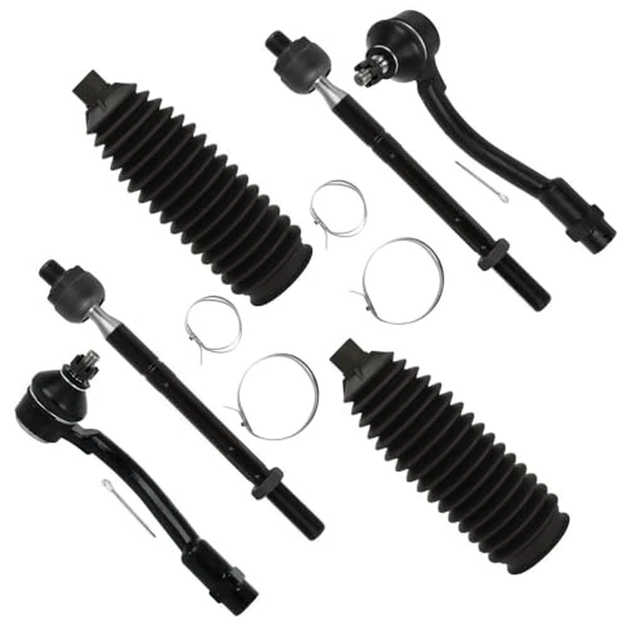 SCITOO 6-PC SET Suspension Kit Inner Tie Rod End Outer Tie Rod End w/Boots Fit 2010-2013 For Kia Soul by SCITOO - Used - Very Good condition