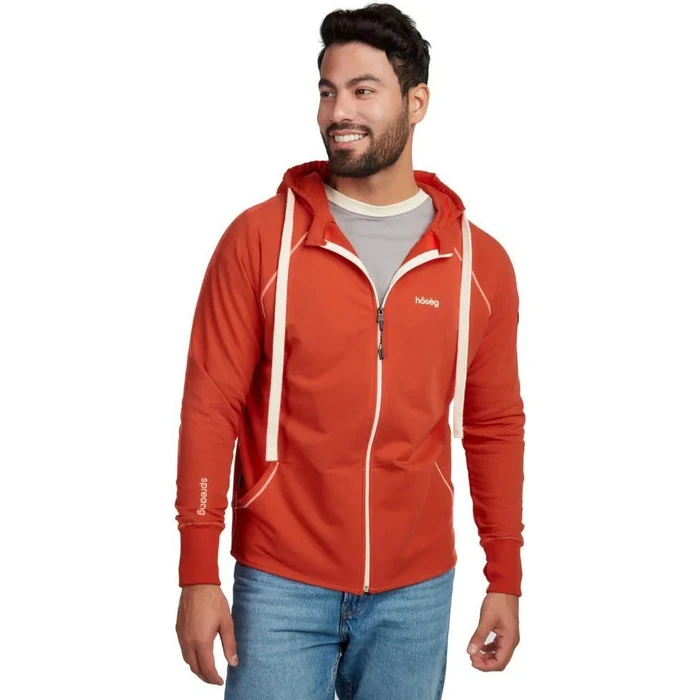 Hoseg Men's Full Zip Hoodie (M) - Barberry by Hoseg - Image 3