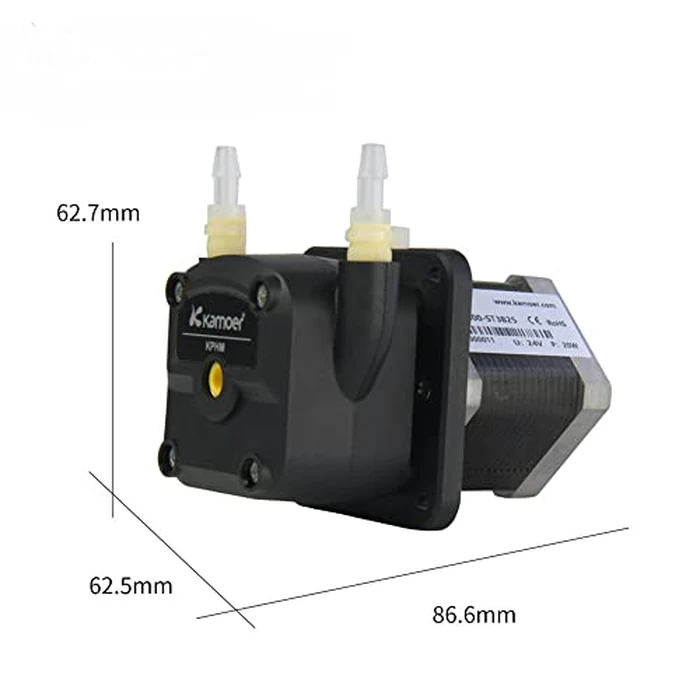 Kamoer KPHM400-ST high Flow Stepper Motor peristaltic Pump 24V Variable Speed lab Liquid dosing Pump 0~400ml/min by K KAMOER - Image 4