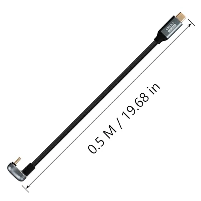 SinLoon USB-C to C Cable - 100W Opposite U Shape, Fast Charging, Nylon Braided, 0.5M/1.6FT by SinLoon - Image 7