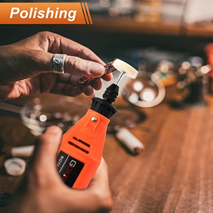 480Pcs Rotary Tool Accessories Kit, GOXAWEE 1/8 inch Shank Rotary Tool Accessory Set, Multi Purpose Universal Kit for Cutting, Drilling, Grinding, Polishing, Engraving & Sanding by GOXAWEE - Image 5