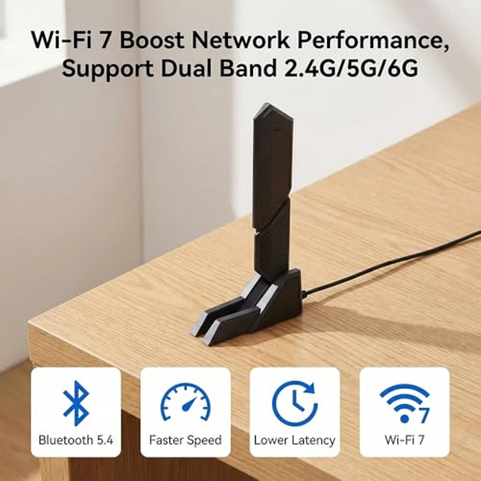 WiFi 7 Laptop WiFi Antenna 2.4G 5G 6G Dual Band Magnetic Base for ASUS ROG Strix X870-I X870E-E X870-A/Prime X870-P/TUF Gaming X870-PLUS WiFi 6E WIFI7 Antennas PC Desktop Computer by XLQJVPO - Image 4
