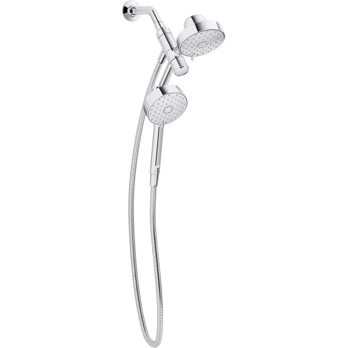 KOHLER K-23218-CP Awaken 2-in-1 Multifunction Shower Combo Kit, Durable Materials, Versatile Spray, Polished Chrome by Kohler - Used - Like New condition - US$112.56