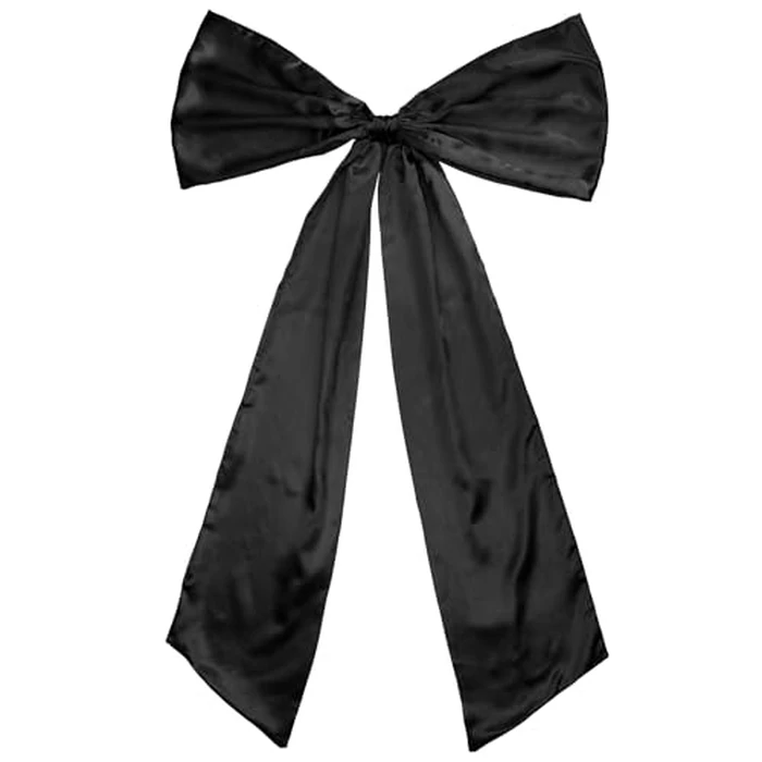 Giant Bow Decoration, Large Double Satin Big Bow Backdrop Themed Room Wall Accessories for Wedding Baby Bridal Shower Party Supplies (Black) by BOXOB - Used - Very Good condition - CA$14.13