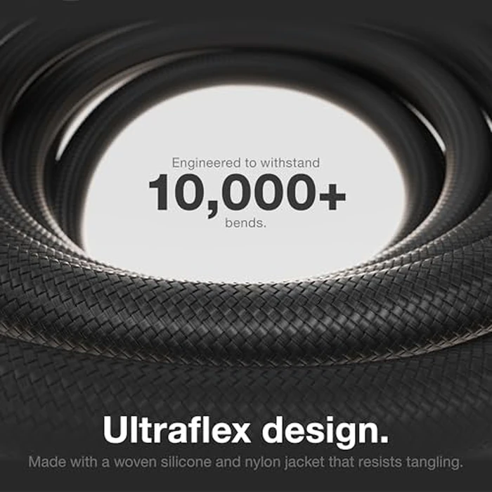 NOCO XGrid XC2: 240W USB-C to USB-C Cable - Type C Fast Charging Cord, USB-IF Certified, Smart E-Marker Chip, 480Mbps Data, UltraFlex Braided Nylon + Silicone Jacket, 6-Foot Durable Design by NOCO - Image 5