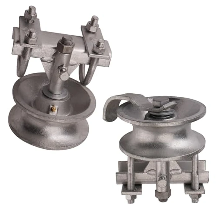 5" Galvanized Pipe Track Wheel with Double U Design - Fits 1 7/8" Round Posts & Compatible with 1 5/8" or 1 7/8" Chain Link Fence Gate Frames - Pack of 2 by ORIENTYIN INDUSTRIAL - Used - Good condition - CA$97.00