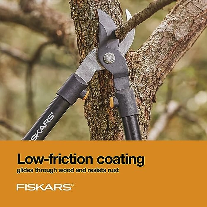 Fiskars 28" Loppers for Tree Trimming, Heavy Duty, Rust-Resistant Sharp Bypass Steel Blade Loppers, Branch Cutter up to 1.5" Diameter Cut Capacity, Shock-Absorbing Handle, Garden Tools by Fiskars - Image 7
