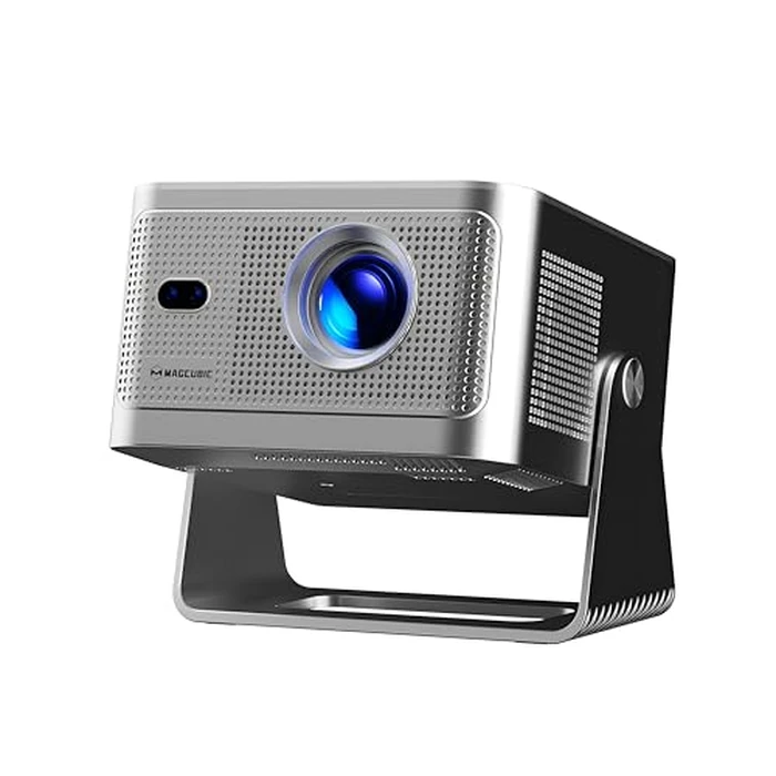 Magcubic Smart Projector 4K Support, Portable Projector with Wifi and Bluetooth, TV Stick Built-in, Auto Focus & Obstacle Avoidance, 650 ANSI, Voice Control, Home Theater Movie Proyector Outdoor by Magcubic - Used - Like New condition - US$137.26
