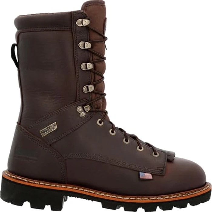 ROCKY Elk Stalker 1000g Insulated Waterproof Outdoor Boot, Brown, Size 9.5(W) by ROCKY - Used - Very Good condition - US$57.36