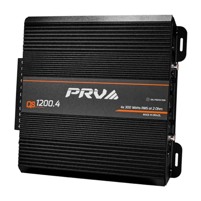 PRV Audio QS1200.4 2 Ohm Compact 4 Channel Car Audio Amplifier 4 x 310 Watts RMS at 2 Ohm - High Power Stereo 12 Volts Amp Class D Full Range Bridgeable by PRV AUDIO - Image 1