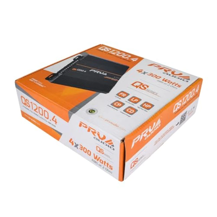 PRV Audio QS1200.4 2 Ohm Compact 4 Channel Car Audio Amplifier 4 x 310 Watts RMS at 2 Ohm - High Power Stereo 12 Volts Amp Class D Full Range Bridgeable by PRV AUDIO - Image 6