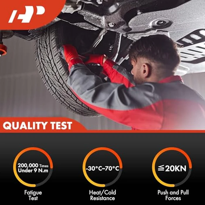 A-Premium Set of 6, Front Inner & Outer Tie Rod End with Adjusting Sleeve, Compatible with Ford - 1992-2006 - E-250, E-250 Econoline, E-350 Econoline/Club Wagon/Super Duty/Econoline Club Wagon by A-Premium - Image 7