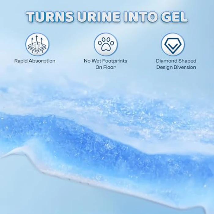 Boscute Super Absorbent & Leak-Proof Jumbo Size 36"x36" Pet Training Dog Pee Pads, Thicken Quick Dry Disposable Puppy Pee Pads, Potty Training Pads for Dogs Cats, Rabbits by boscute - Image 4