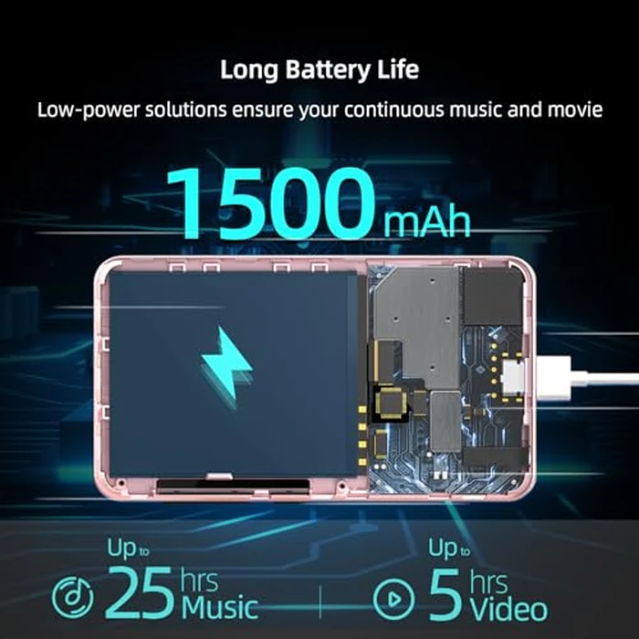 80GB MP3 Player with Bluetooth and WiFi, MP4 MP3 Player with Spotify,Spotify Kids,4" Music Player with Pandora, Audible,Music Player with Speaker (Pink_White) by innioasis - Image 7