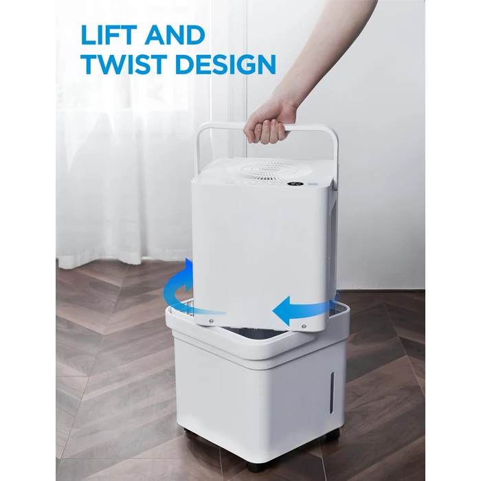 Midea Cube 50 Pint Dehumidifier for Basement and Rooms at Home for up to 4,500 Sq. Ft., Smart Control, Compatible with Alexa, Drain Hose Included, ENERGY STAR Certificated by Midea - Image 8