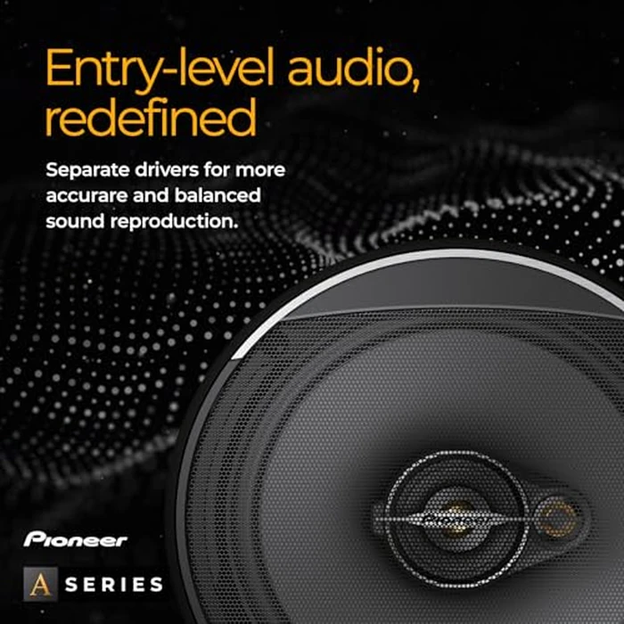 PIONEER A-Series Standard TS-A6881F 6” x 8” 4-Way Speakers (Pair) - 350W Max, Balanced Sound + Smooth Treble, Enhanced Bass, Great Stock Replacement by PIONEER - Image 3
