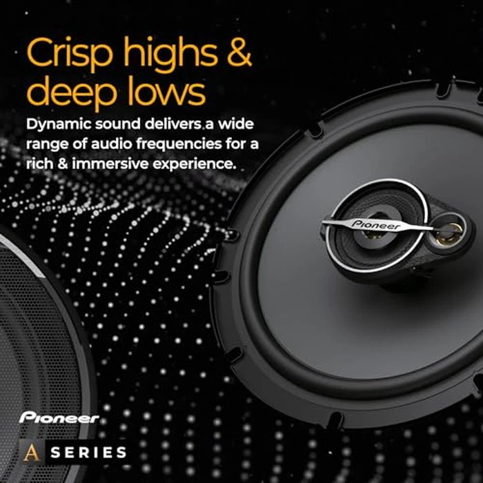 PIONEER A-Series Standard TS-A6881F 6” x 8” 4-Way Speakers (Pair) - 350W Max, Balanced Sound + Smooth Treble, Enhanced Bass, Great Stock Replacement by PIONEER - Image 4
