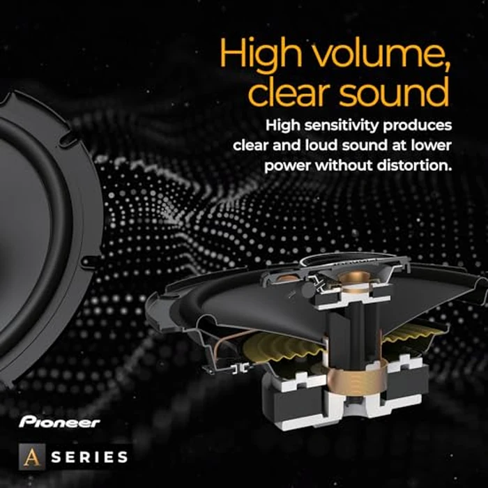 PIONEER A-Series Standard TS-A6881F 6” x 8” 4-Way Speakers (Pair) - 350W Max, Balanced Sound + Smooth Treble, Enhanced Bass, Great Stock Replacement by PIONEER - Image 5