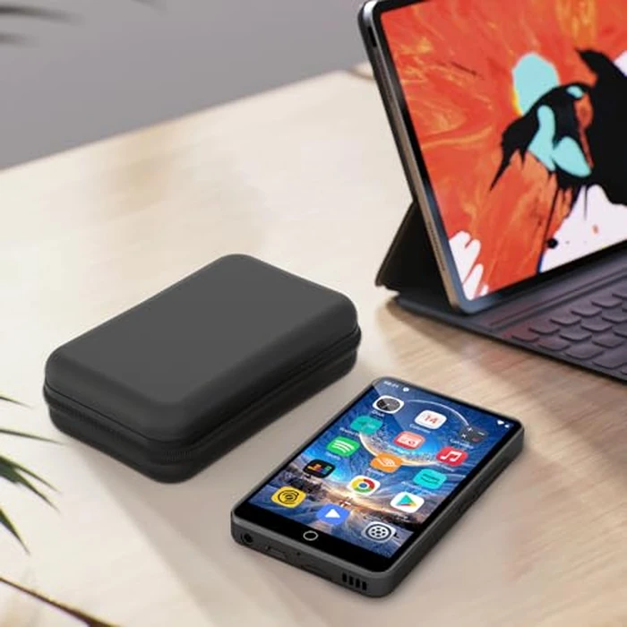 MP3 MP4 Player Case for ZAQE 4 inch Full Screen Touch M505 Music Player, Fits Earbuds, USB Cable, Memory Card by ZAQE - Used - Like New condition - US$8.71