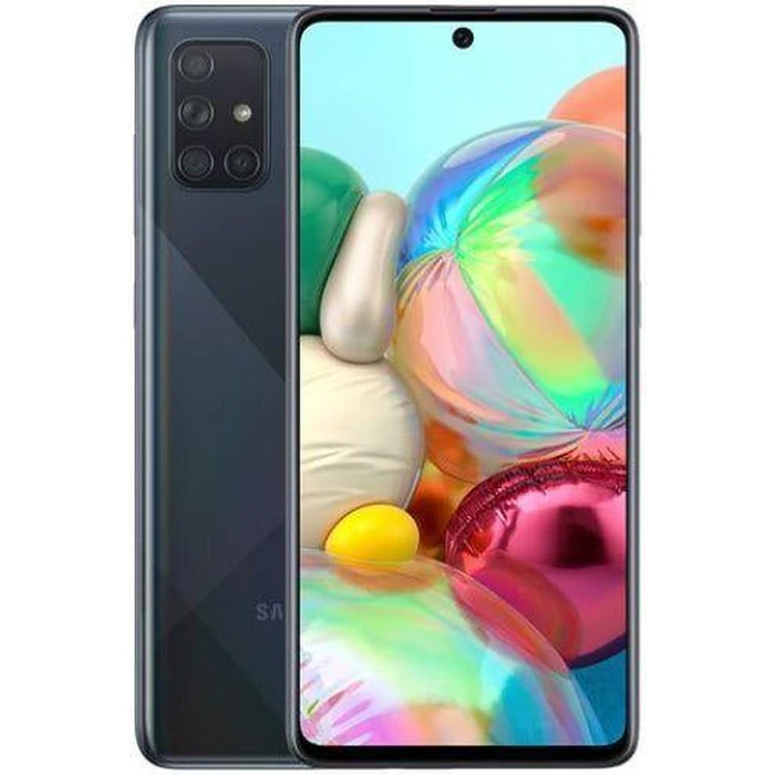 Galaxy A71 - 128GB - 6GB RAM - 1 Physical SIM - Prism Cube Black - GSM Unlocked by Samsung - Refurbished - Good condition - US$139.99