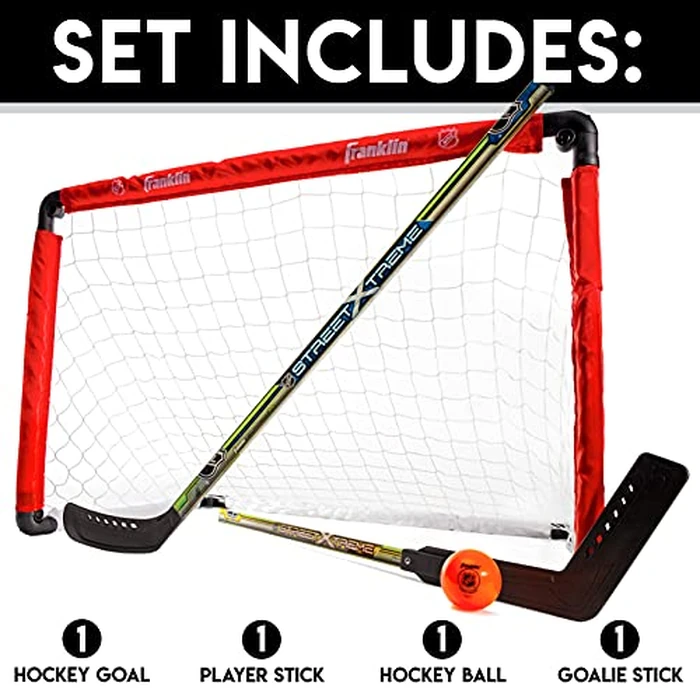 Franklin Sports NHL Goal and 2 Stick Set by Franklin Sports - Image 2