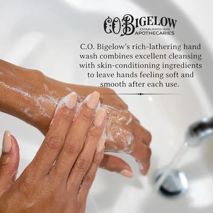 C.O. Bigelow Musk Hand Wash, Iconic Collection Liquid Hand Soap with Shea Butter, Glycerin, Aloe Vera, 10.5 Fl Oz by C. O. Bigelow - Image 3