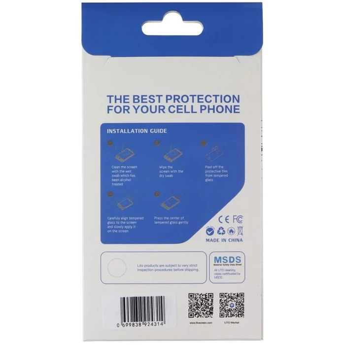 LITO 9H (0.33mm) Tempered Glass Screen Protector for TCL 306 - Clear by LITO - Image 2