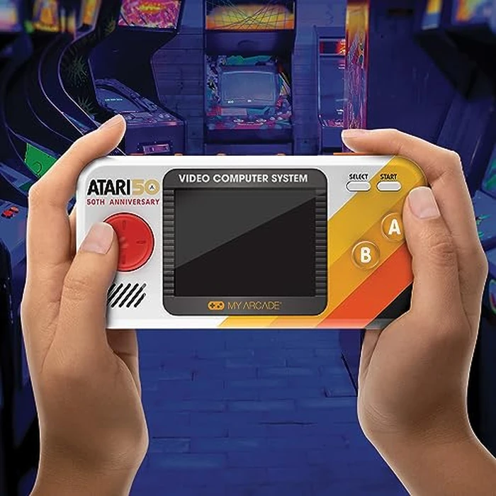 My Arcade Atari Pocket Player Pro: Portable Video Game Console with 100 Games, 2.75" Color Display, Ergonomic Design by MY ARCADE - Image 3