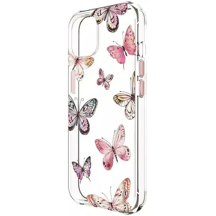 Body Glove Karma Phone Case for iPhone 13 - Pink Butterflies/Clear by Body Glove - Image 2