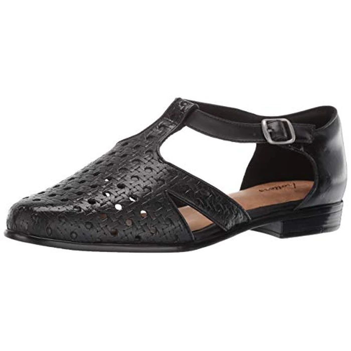 Trotters Women's Leatha Open Weave, Black 7.5 N by Trotters - Used - Like New condition