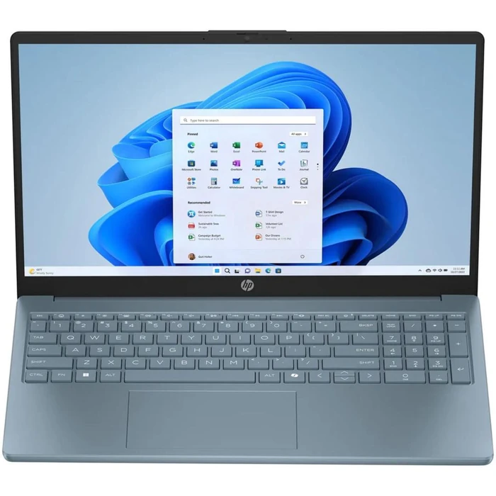 HP 15-fd0082wm Laptop 15.6" - Moonlight Blue - Intel Processor N200 1.0GHz - 4GB RAM - 128GB by HP - Image 1