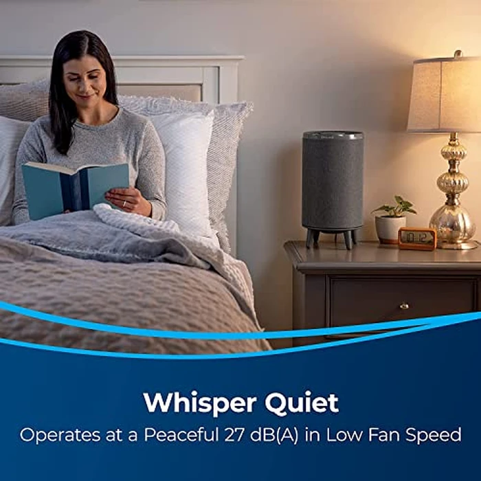 BISSELL - Air Purifier - MyAir+ - HEPA Filter for Small Room and Home, Quiet Air Cleaner for Allergens, Pets, Dust, Dander, Pollen, Smoke, Hair, Odours |3179B by Bissell - Image 3