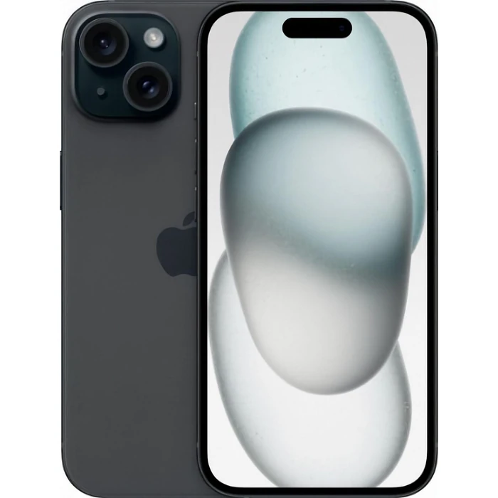 iPhone 15 - 256GB - eSIM - Black - Unlocked by Apple - Refurbished - Good condition - US$435.99