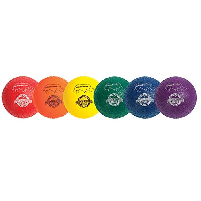 Champion Sports 7" Super Soft Playground Ball Set - RHINO Skin(R) Foam Inflatable Balls for Indoor & Outdoor Play Durable, Lightweight & Safe for All Ages, Set of 6 with Pump & Mesh Bag by Champion Sports - Image 6