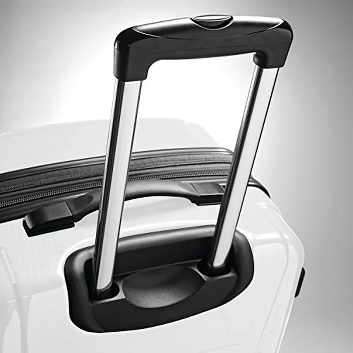 Samsonite Winfield 2 Hardside Luggage with Spinner Wheels, Brushed White, Checked-Large Spinner, Winfield 2 Hardside Luggage with Spinner Wheels by Samsonite - Image 4