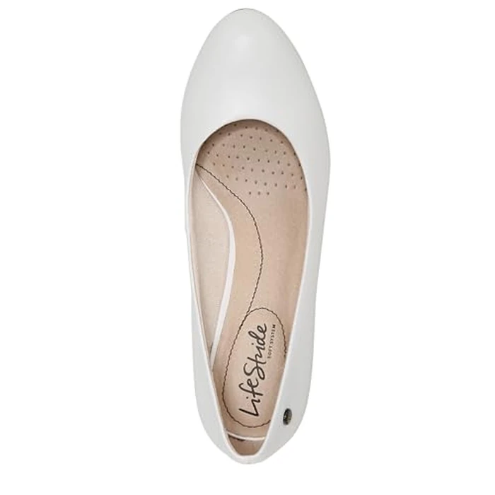 LifeStride Women's Parigi Dress Pump, White, 5 M US by LifeStride - Image 5