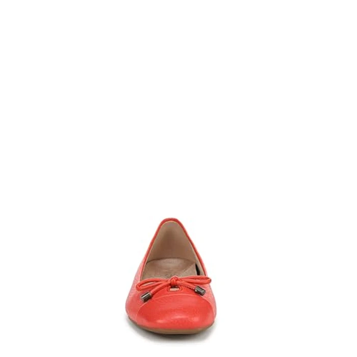 Vionic Women's Ballet Flat, Cherry Tomato Leather, 6.5 Wide by Vionic - Image 4