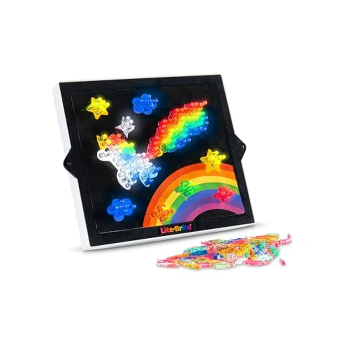 Lite Brite Classic, Favorite Retro Toy - Create Art with Light, STEM, Educational Learning, Holiday, Birthday, Gift, Boys, Kid, Toddler, Girls Age 4+ by Lite Brite - Image 2