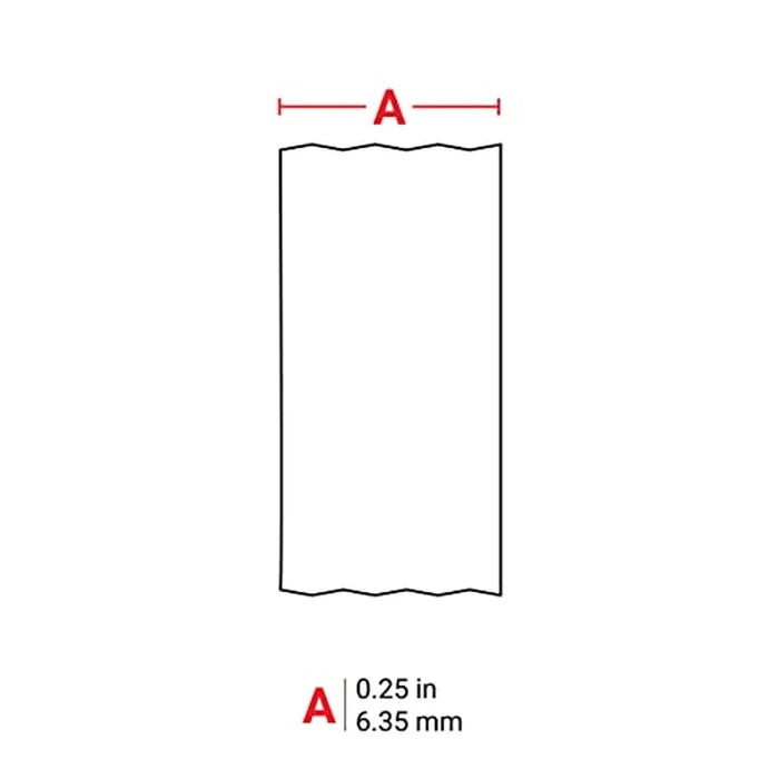 Brady M21-250-430 Cartridge, B430 Clear Polyester Material, 0.25" W X 21' L, Black on Clear by Brady - Image 3