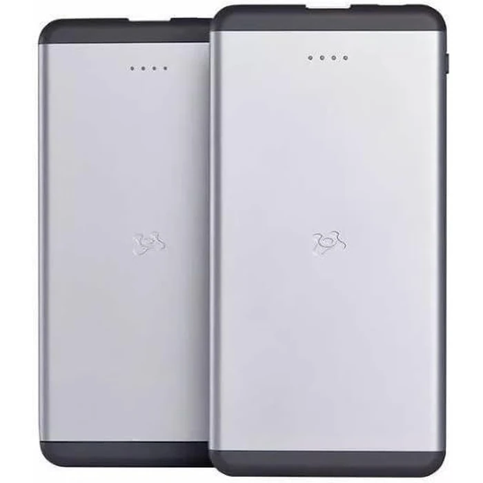 ubiolabs 6000mAh Mobile Charging Portable Power Bank Bundle 2-Pack - Silver by ubiolabs - Image 2