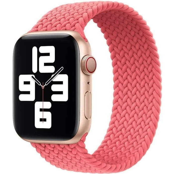 Apple Watch Braided Solo Loop (41mm) - Guava - Size 9 by Apple - Image 2