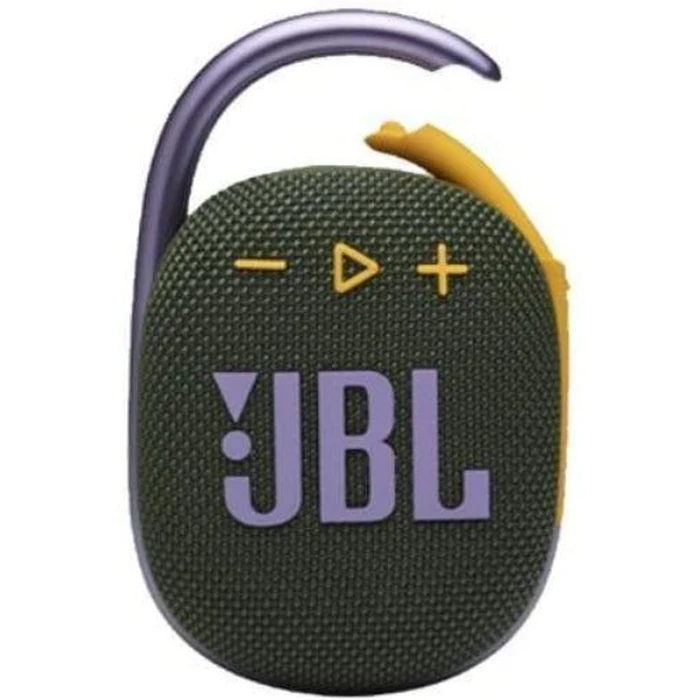 JBL Clip 4 Ultra-Portable Waterproof Speaker - Green by JBL - Refurbished - Brand New condition - US$48.98